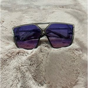 Purple Oversized Fashion Nova Shades